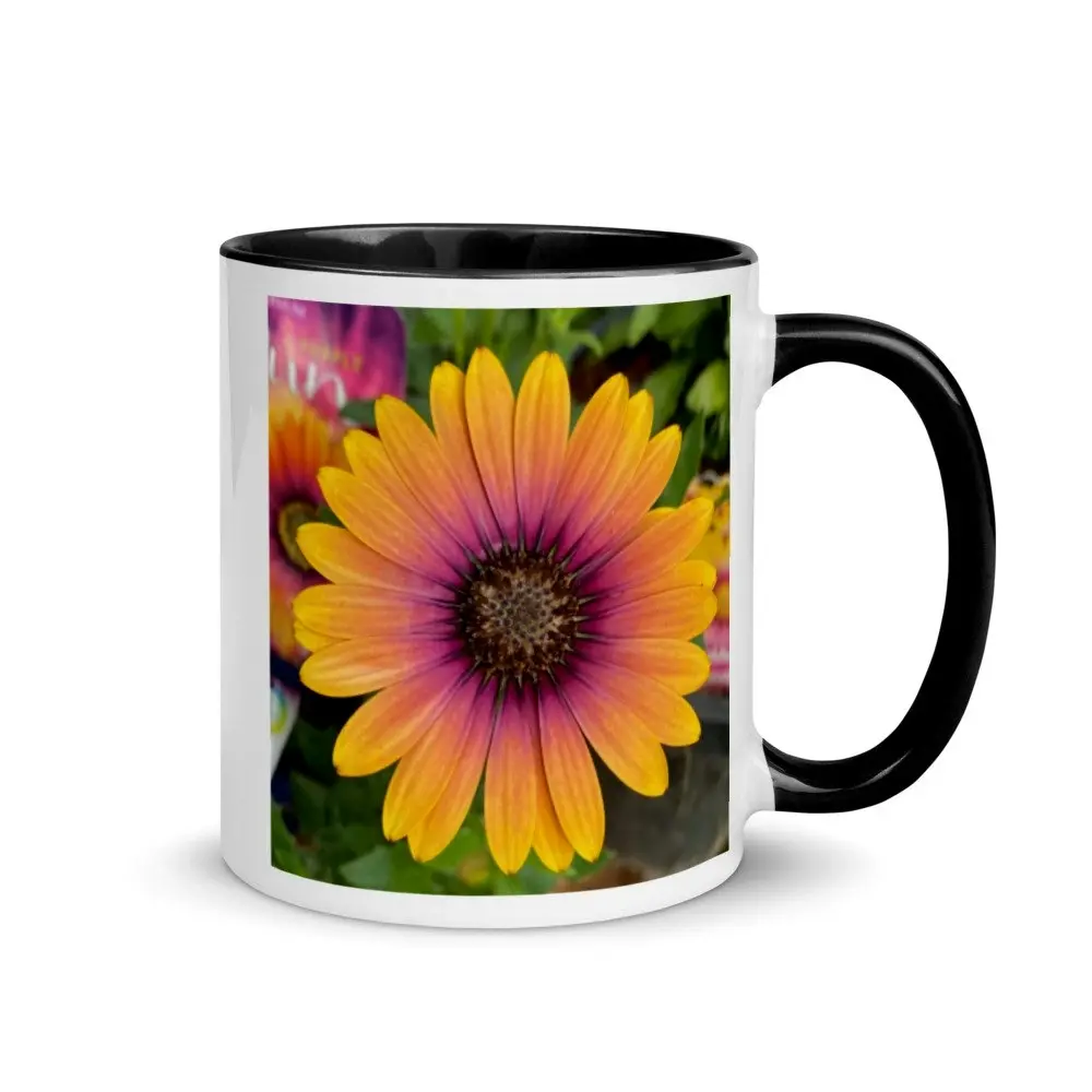 Osteospermum Purple Sun Daisy Coffee Mug. Unique Design!