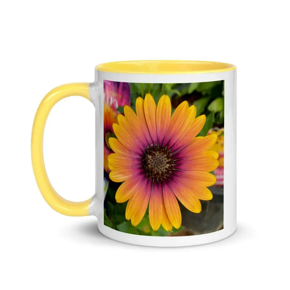 Osteospermum Purple Sun Daisy Coffee Mug. Unique Design!