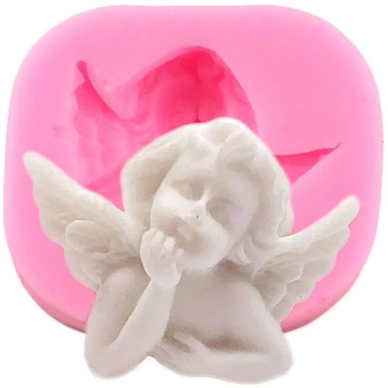 3D Cupid Angel Silicone Fondant Cake Moulds, 15 Styles