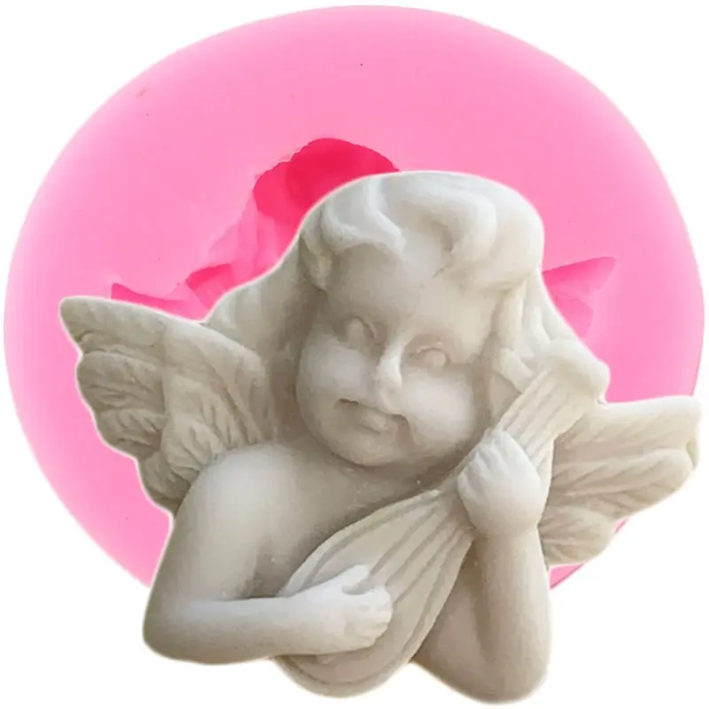 3D Cupid Angel Silicone Fondant Cake Moulds, 15 Styles