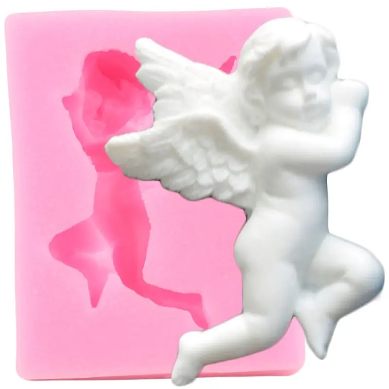 3D Cupid Angel Silicone Fondant Cake Moulds, 15 Styles