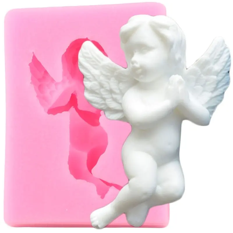 3D Cupid Angel Silicone Fondant Cake Moulds, 15 Styles