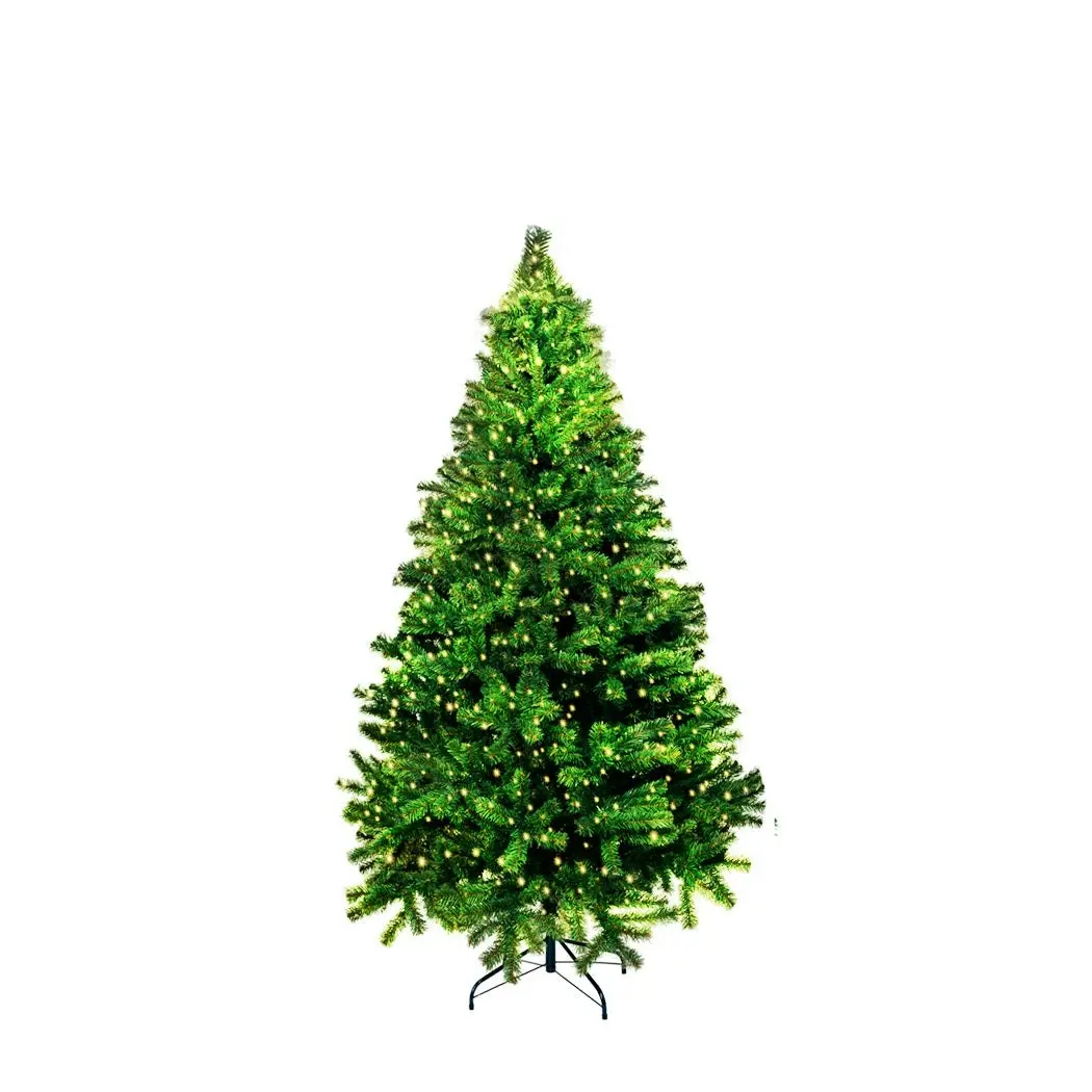 Santaco Christmas Tree 1.8M 6Ft 350LED Fairy Lights Xmas Home Garden Decoration