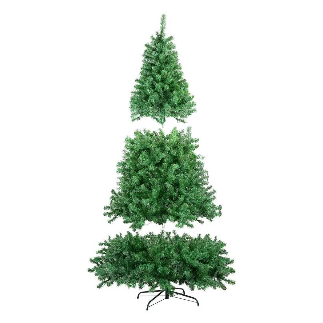 Santaco Artificial Led Christmas Tree with Lights 2.1M Pre Lit Xmas Decor 8 Mode