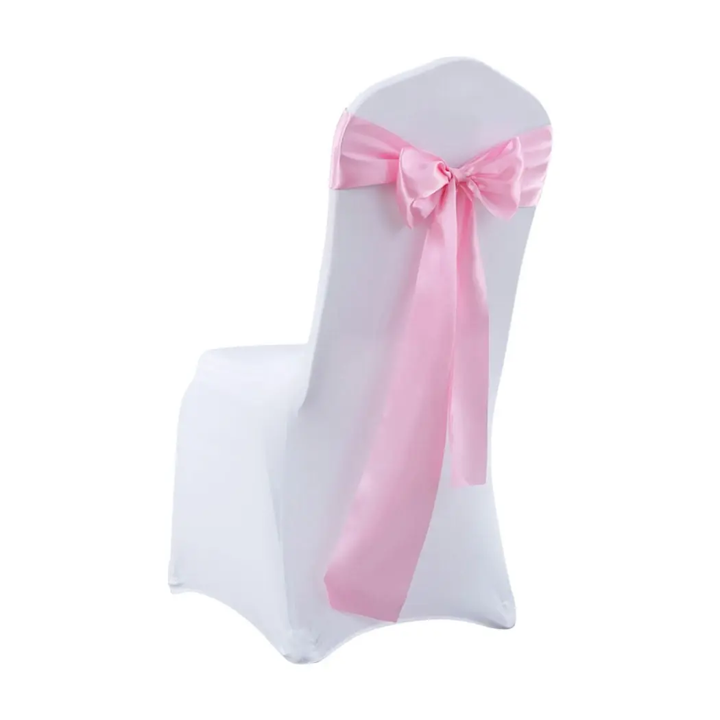 Traderight Group  20x Satin Chair Sashes Cloth Cover Wedding Party Event Decoration Table Runner