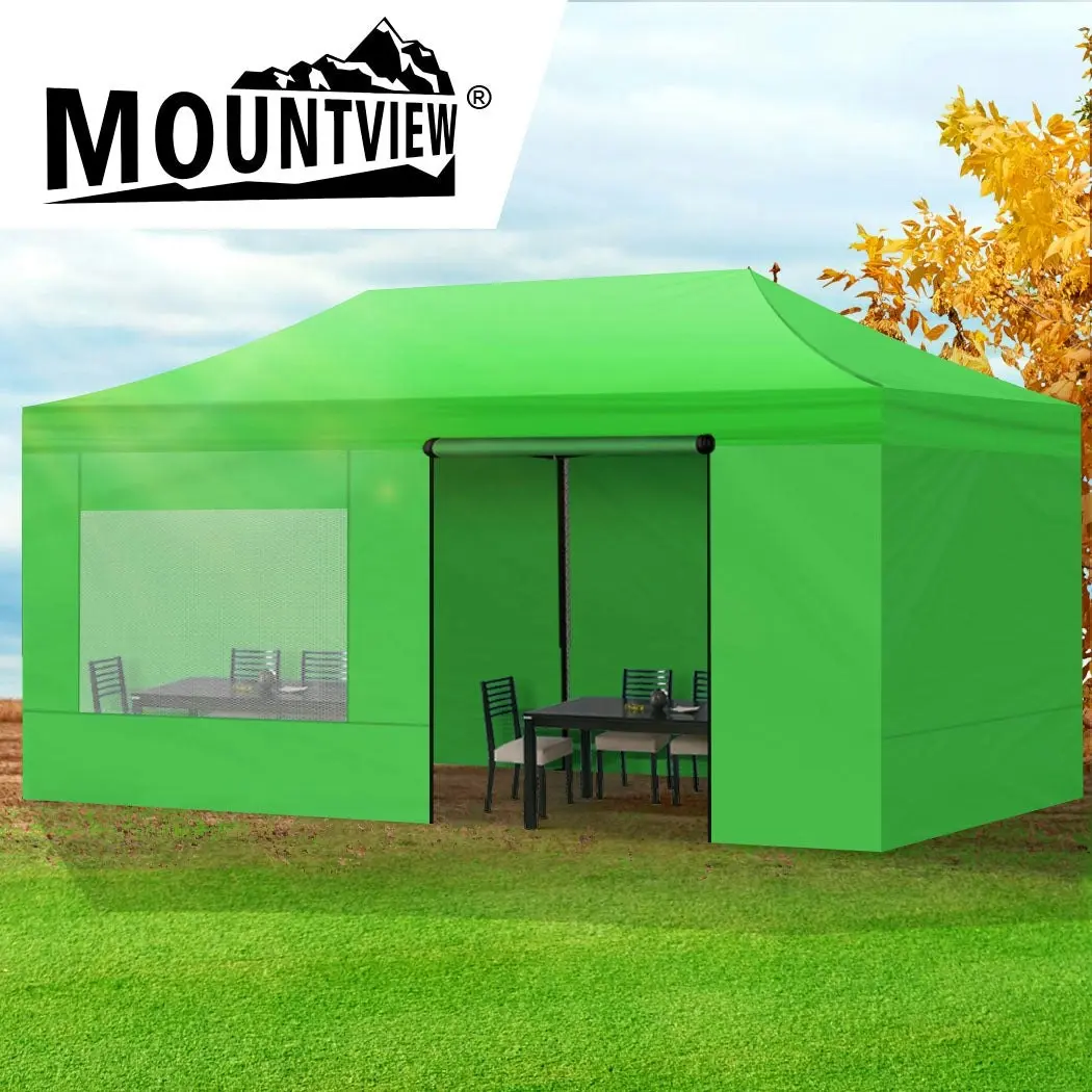 Mountview Gazebo Tent 3x6 Marquee Gazebos Mesh Side Wall Outdoor Camping Canopy