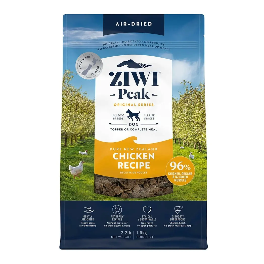 Ziwi Peak Air Dried Dog Food 1kg Chicken