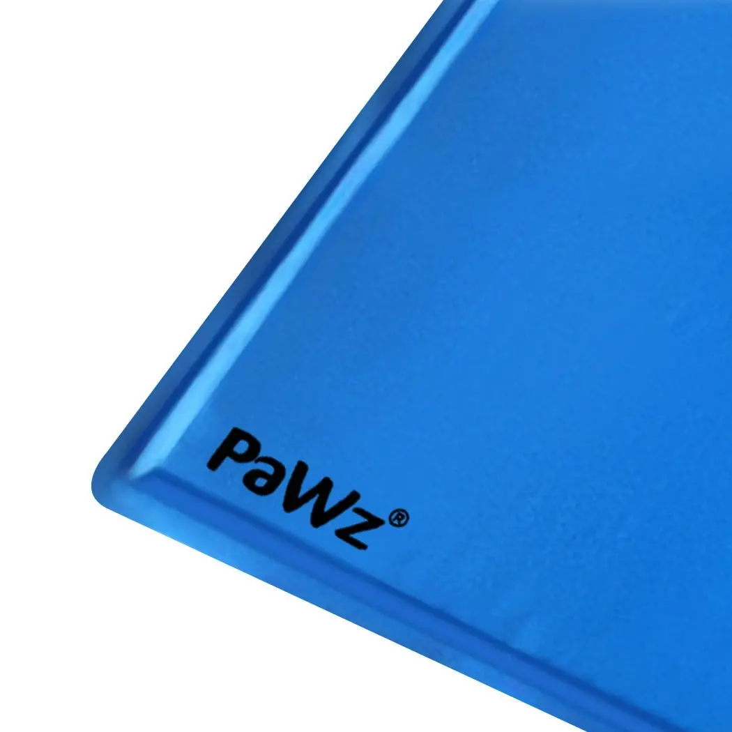 Pawz Pet Cooling Mat Gel Mats Bed Cool Pad Puppy Cat Non-Toxic Beds 96x81cm