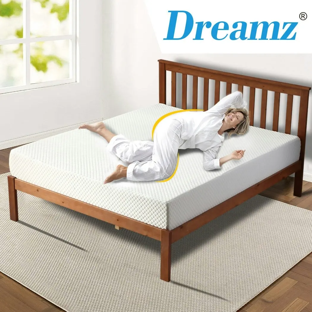 Dreamz Memory Foam Mattress Topper 25cm Comfort  Washable Cover King