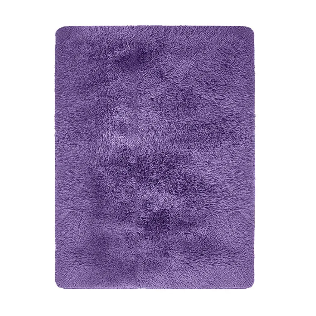 Marlow Soft Shag Shaggy Floor Confetti Rug Carpet Home Decor 120x160cm Purple