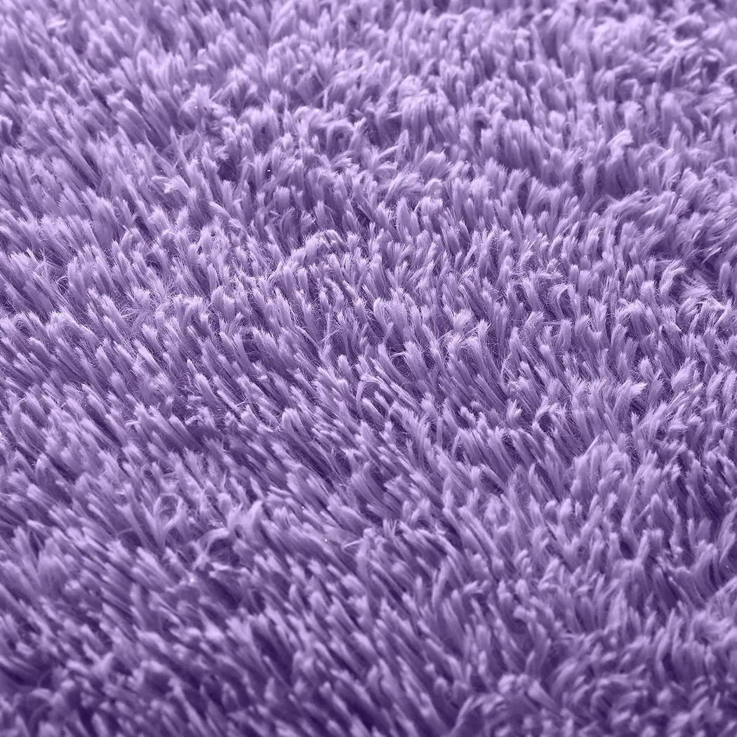 Marlow Soft Shag Shaggy Floor Confetti Rug Carpet Home Decor 120x160cm Purple