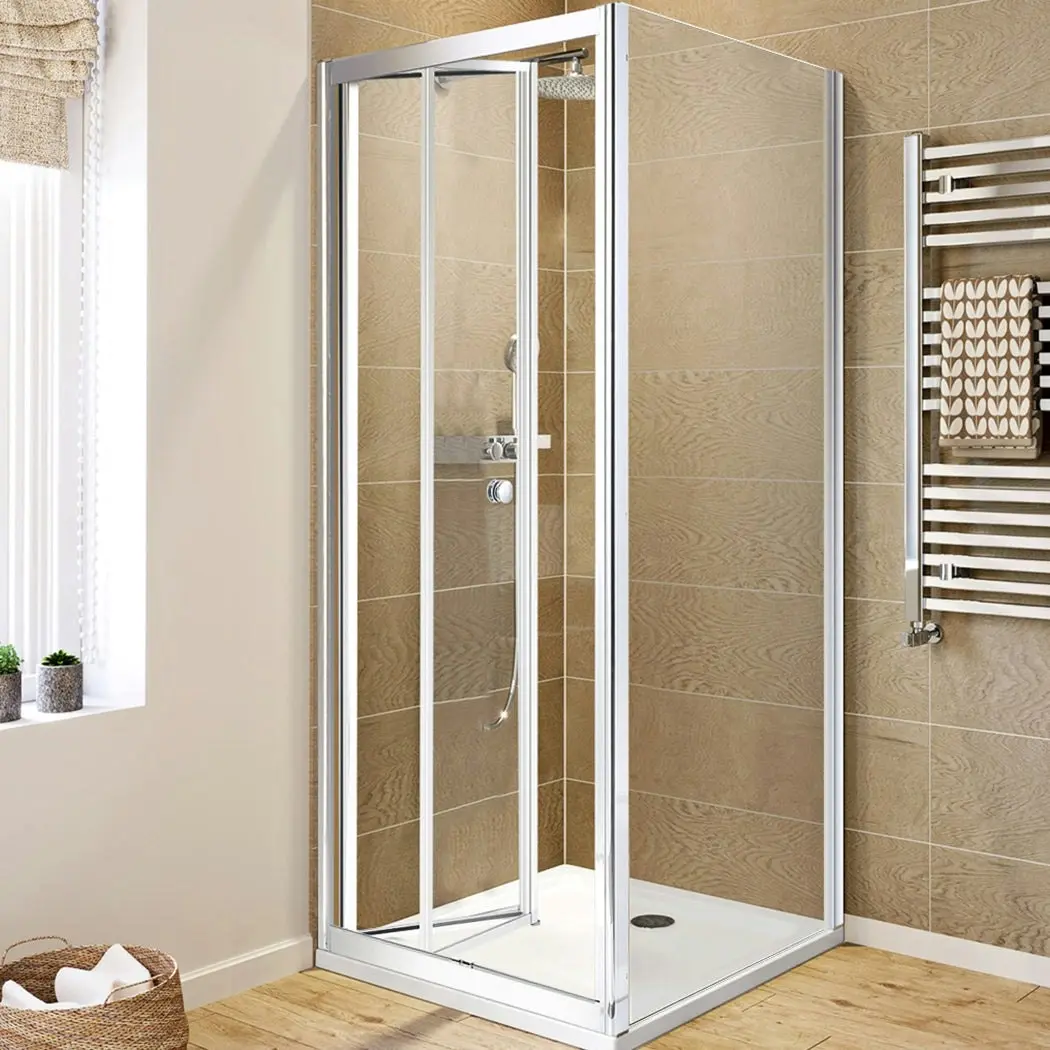 Levede Shower Screen Screens Door Seal Enclosure Glass Panel 760x760x1900mm