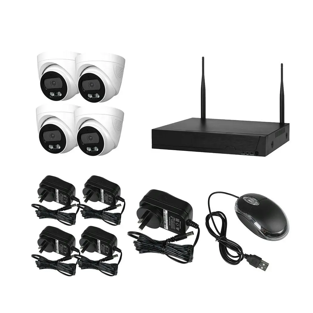 Wireless Security Camera Set System Wifi 1080P Home CCTV 8CH NVR Night Vision X4