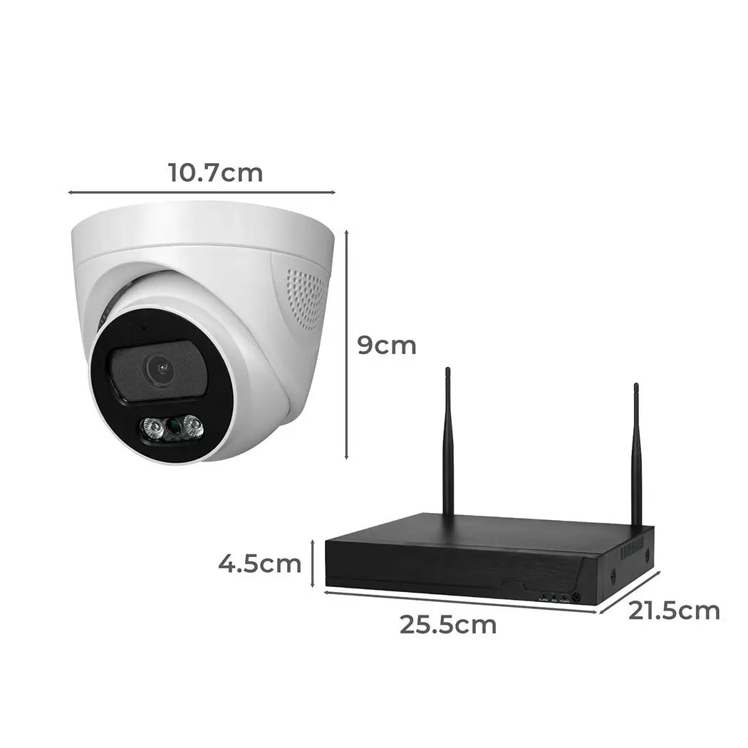 Wireless Security Camera System Set With Hard Drive Home CCTV 8CH 1080P Wifi X4