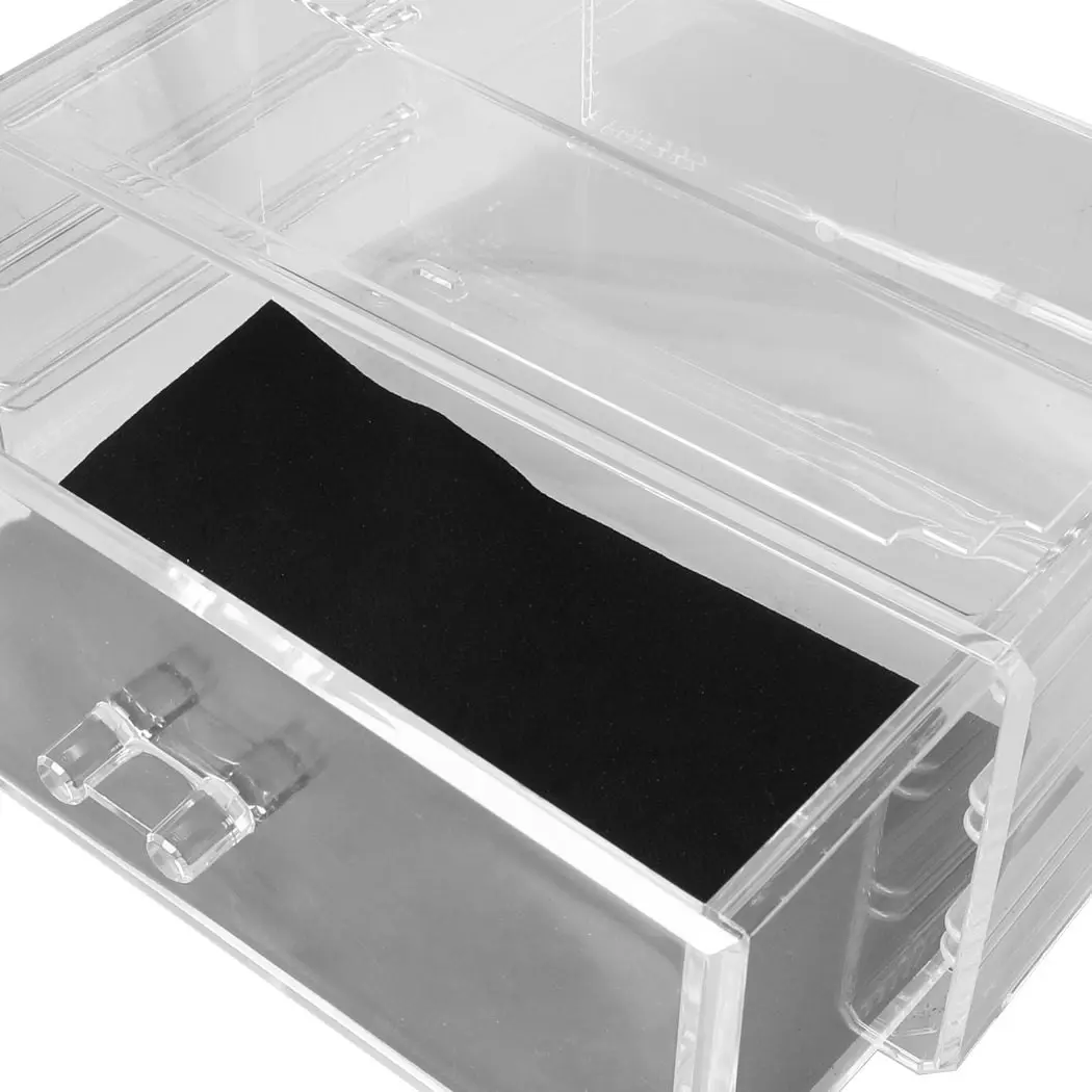 Traderight Group  Cosmetic 8 Drawer Makeup Organizer Storage Jewellery Holder Box Acrylic Display