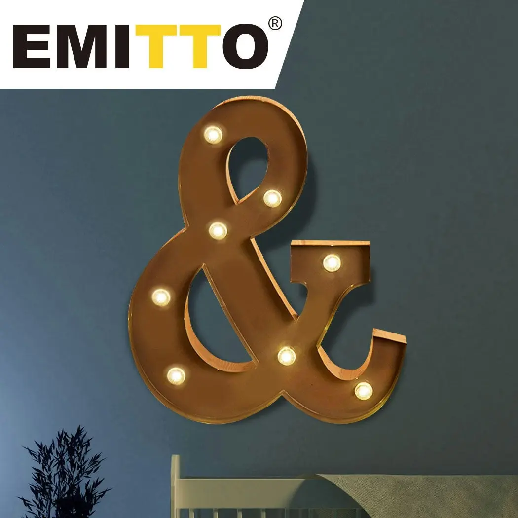 Traderight Group  LED Metal Letter Lights Free Standing Hanging Marquee Party D?cor Letter And