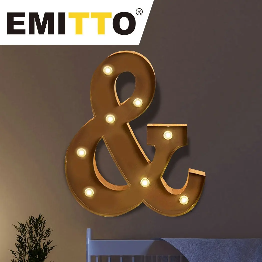 Traderight Group  LED Metal Letter Lights Free Standing Hanging Marquee Party D?cor Letter And