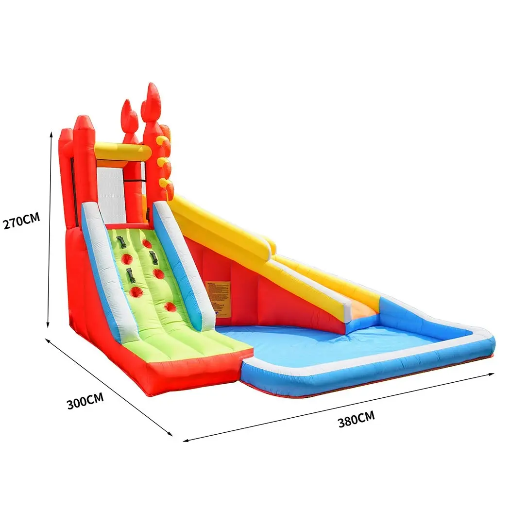 BoPeep Inflatable Water Slide Kids Jumping Castle Outdoor Park Pool Toys Splash