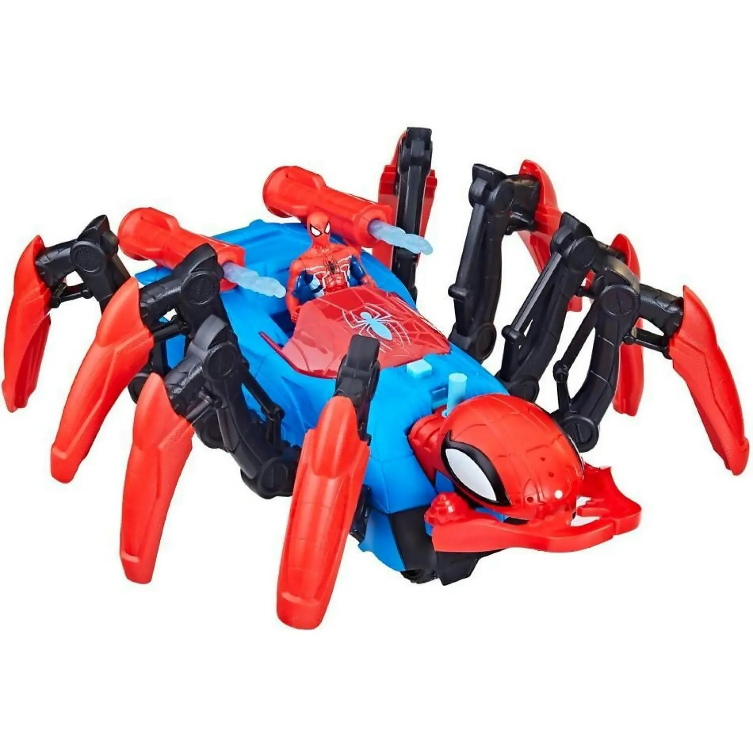 Marvel - Spider-man Crawl 'n Blast Spider With Action Figure 2-in-1 Blast Feature Toy Cars