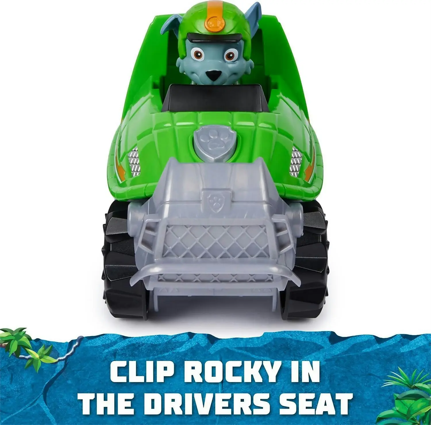 Paw Patrol - Jungle Pups Rocky Snapping Turtle Vehicle - Spin Master