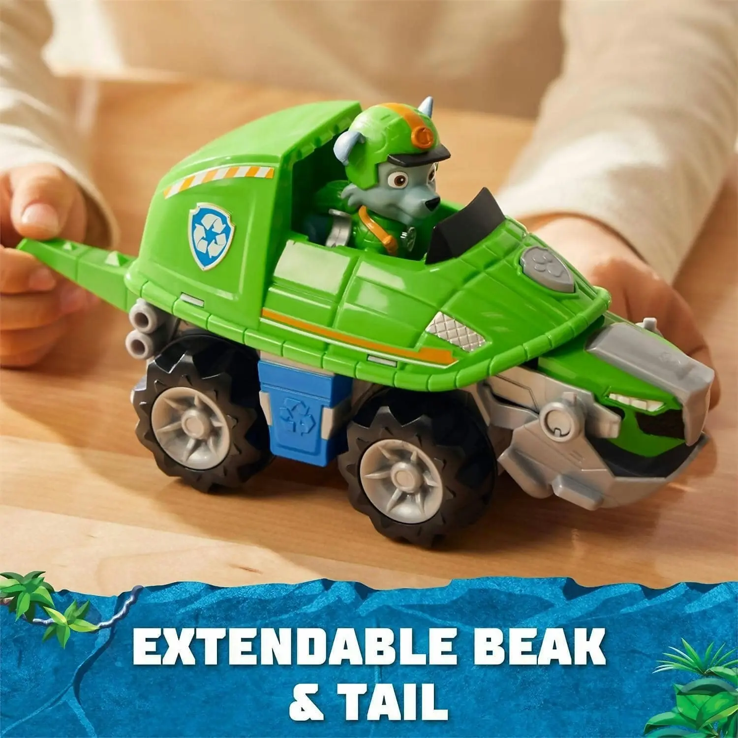 Paw Patrol - Jungle Pups Rocky Snapping Turtle Vehicle - Spin Master