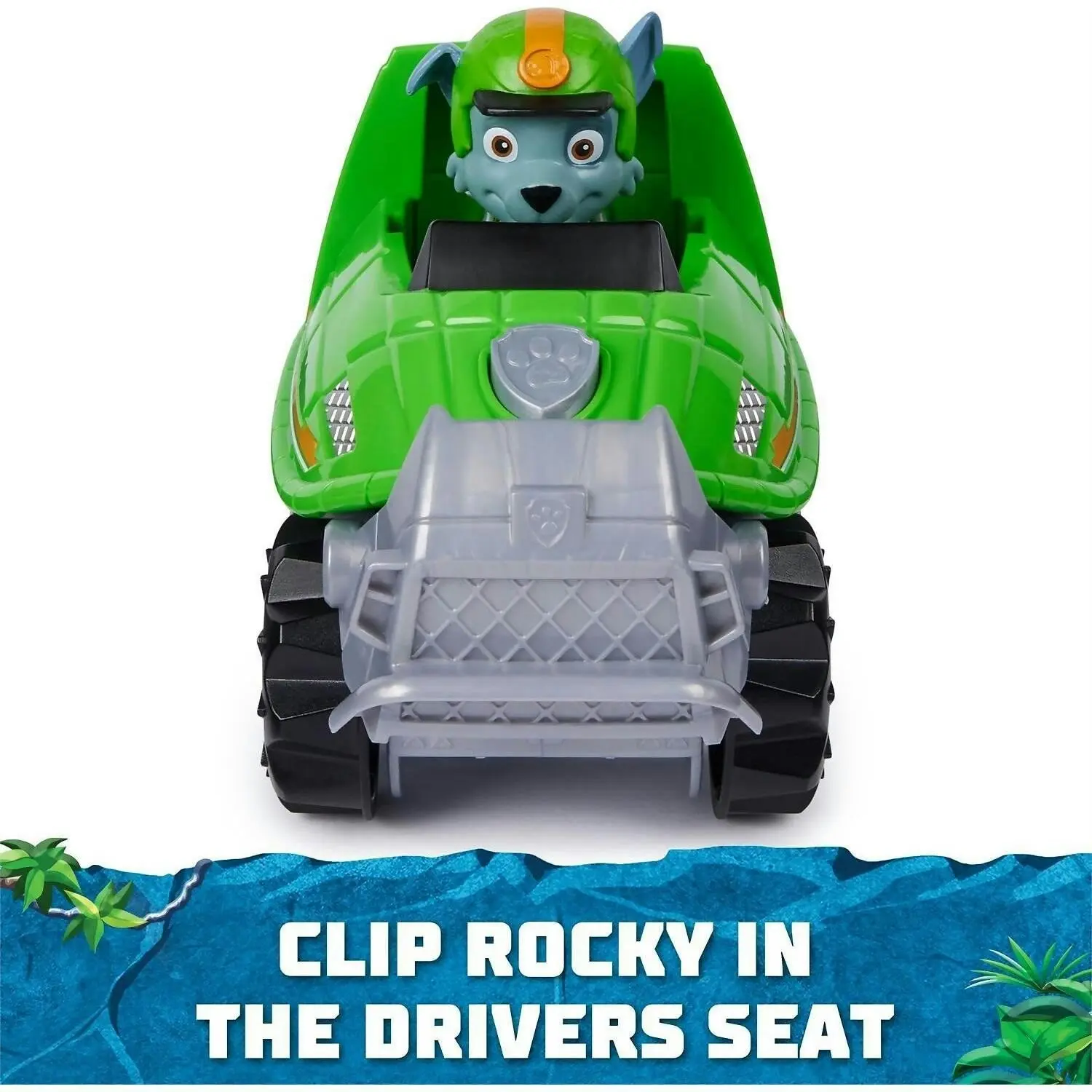 Paw Patrol - Jungle Pups Rocky Snapping Turtle Vehicle - Spin Master