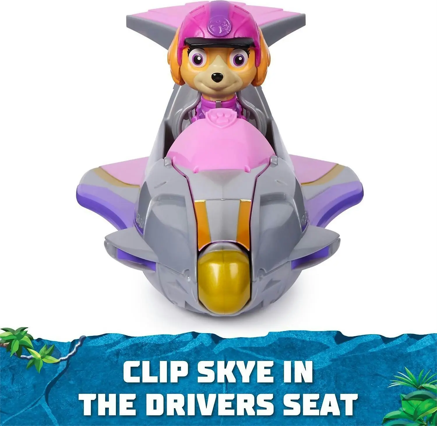 Paw Patrol - Jungle Pups Skye Falcon Vehicle - Spin Master