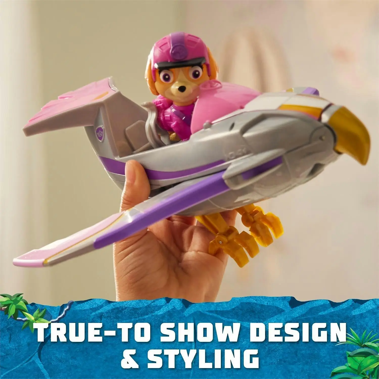 Paw Patrol - Jungle Pups Skye Falcon Vehicle - Spin Master