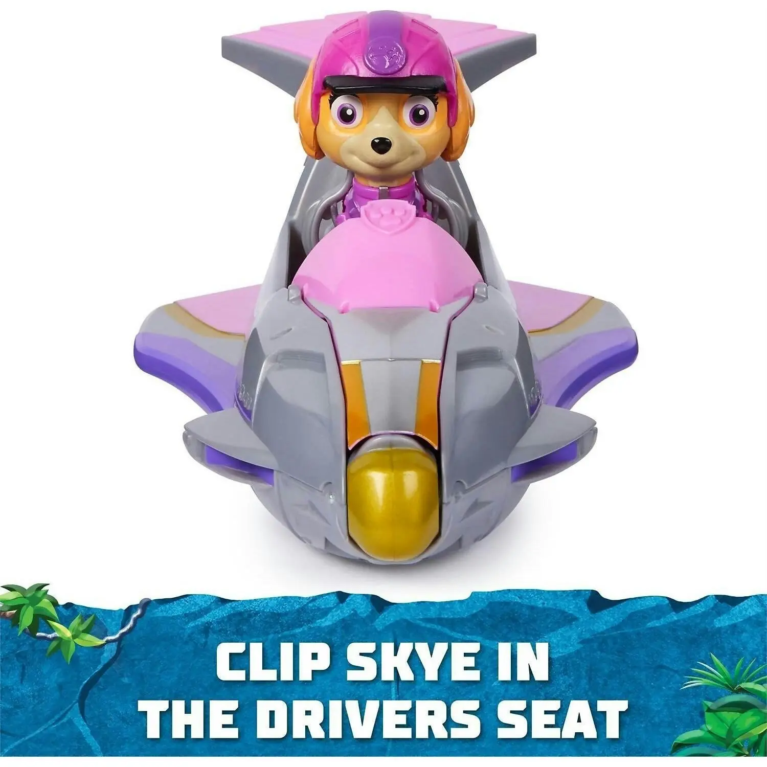 Paw Patrol - Jungle Pups Skye Falcon Vehicle - Spin Master