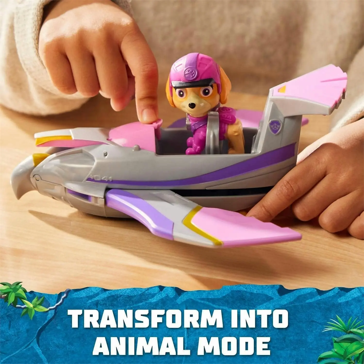 Paw Patrol - Jungle Pups Skye Falcon Vehicle - Spin Master