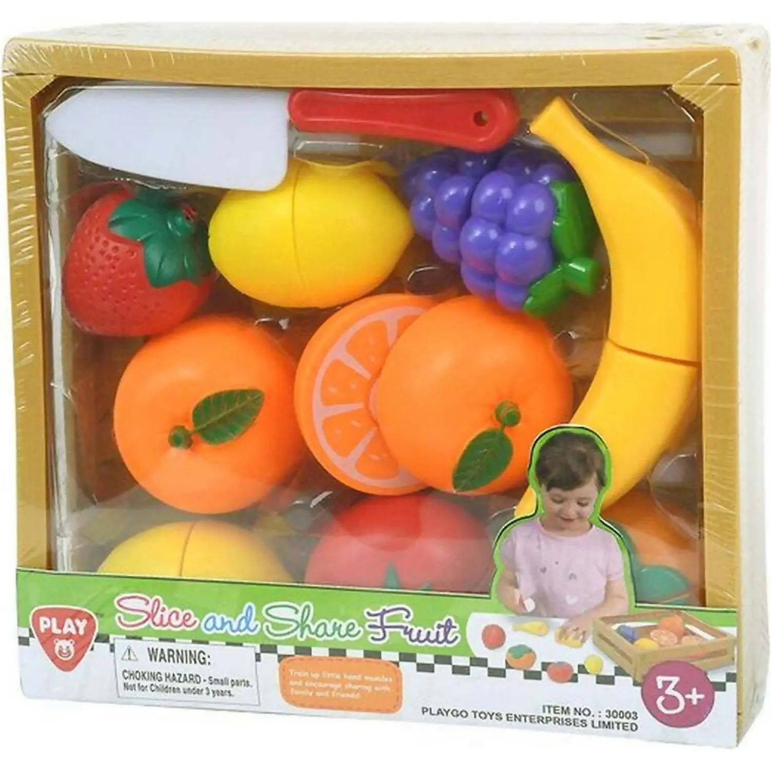 Playgo Toys Ent. Ltd. - Slice And Share Fruit 11 Piece