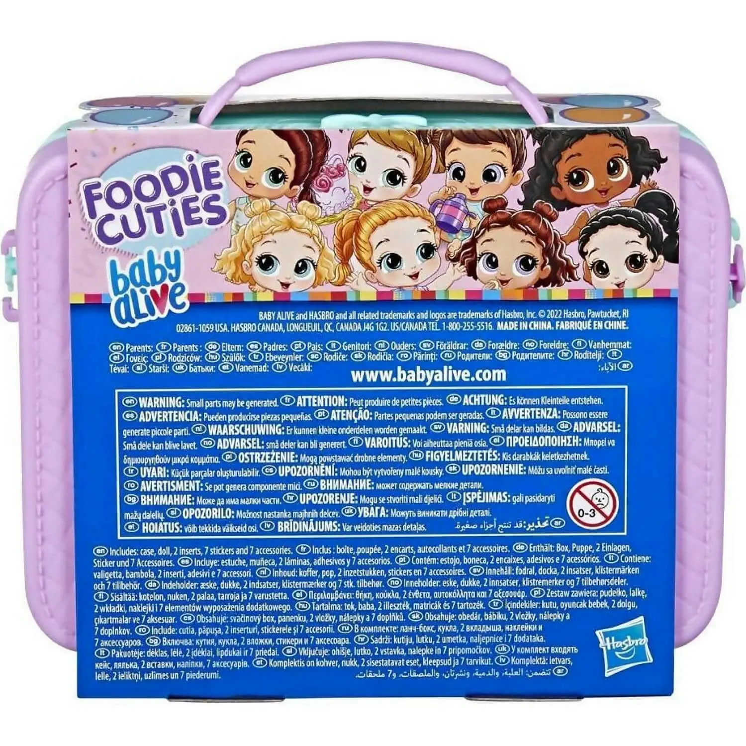 Baby Alive - Foodie Cuties Party Series 2 Surprise Toy 3-inch Doll For Kids 3 And Up 10 Surprises In Portable Case - Hasbro