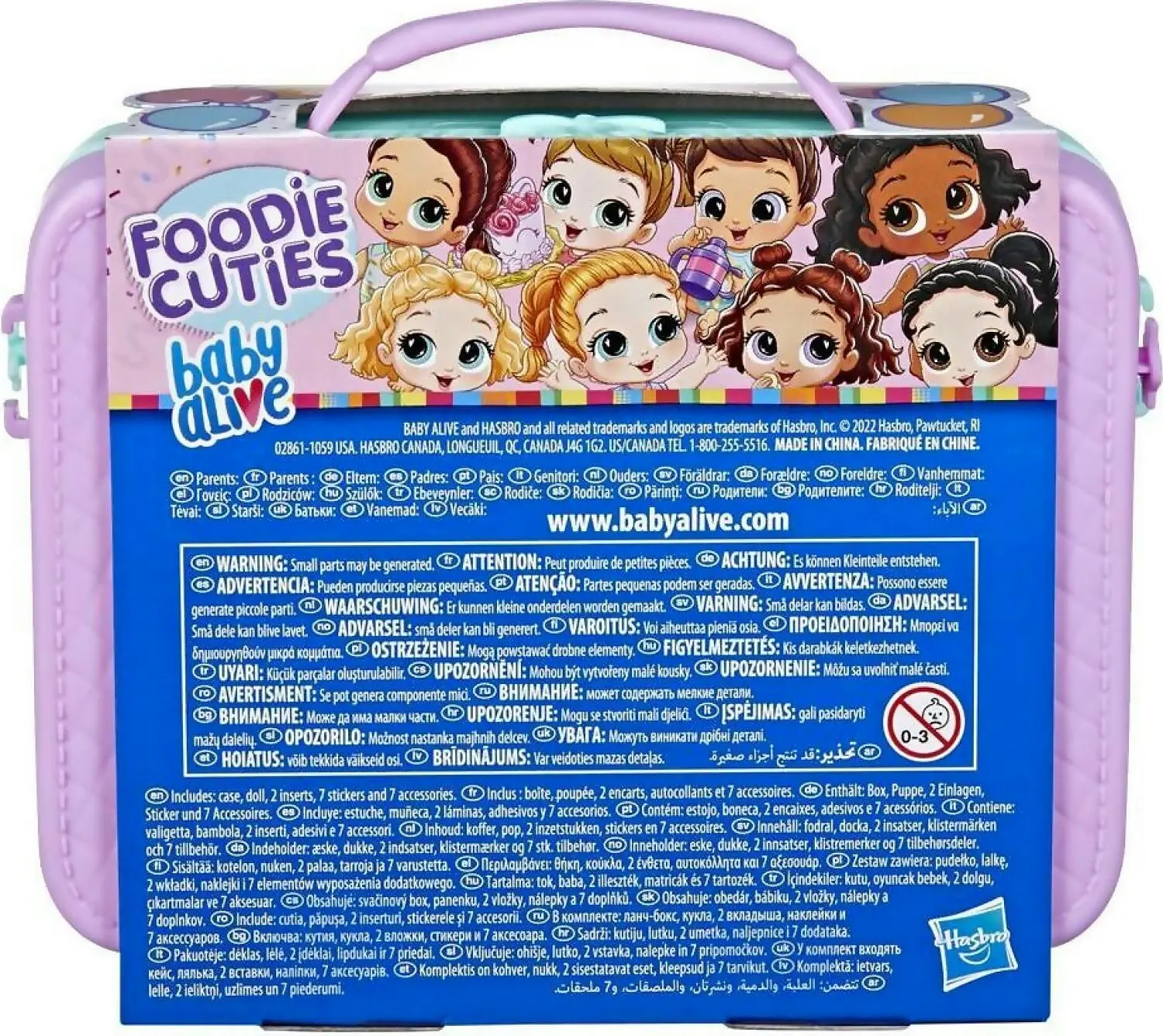 Baby Alive - Foodie Cuties Party Series 2 Surprise Toy 3-inch Doll For Kids 3 And Up 10 Surprises In Portable Case - Hasbro