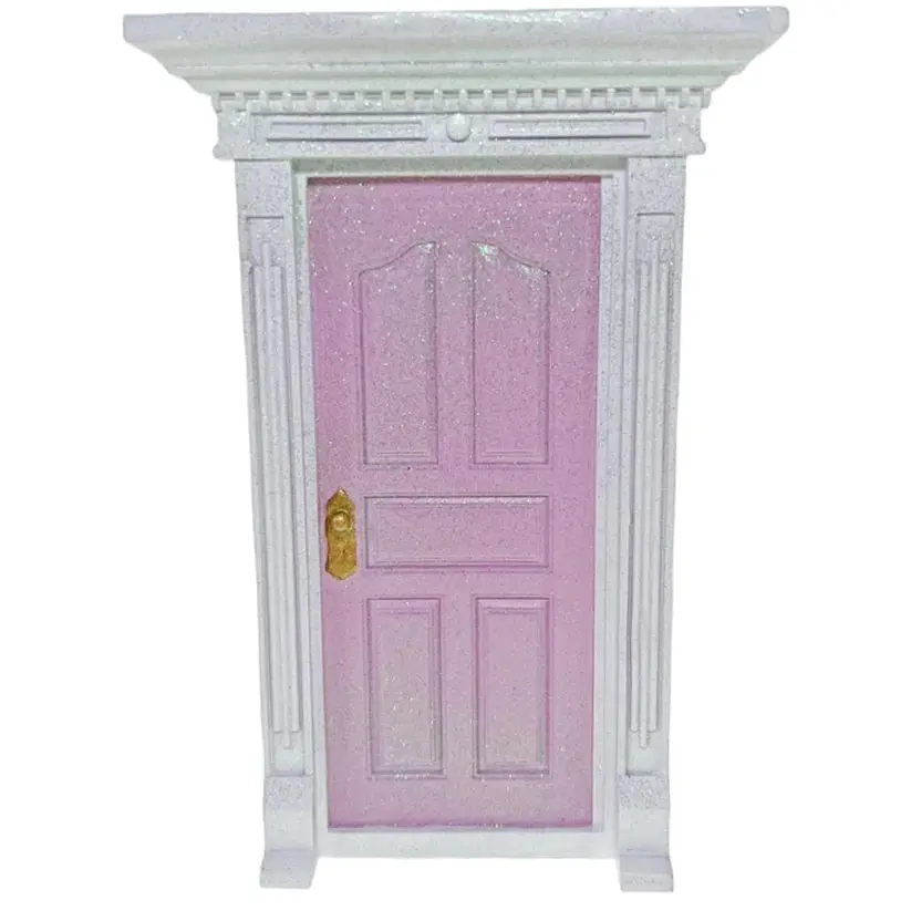 Cotton Candy -  Light Pink Glitter Secret Fairy Door