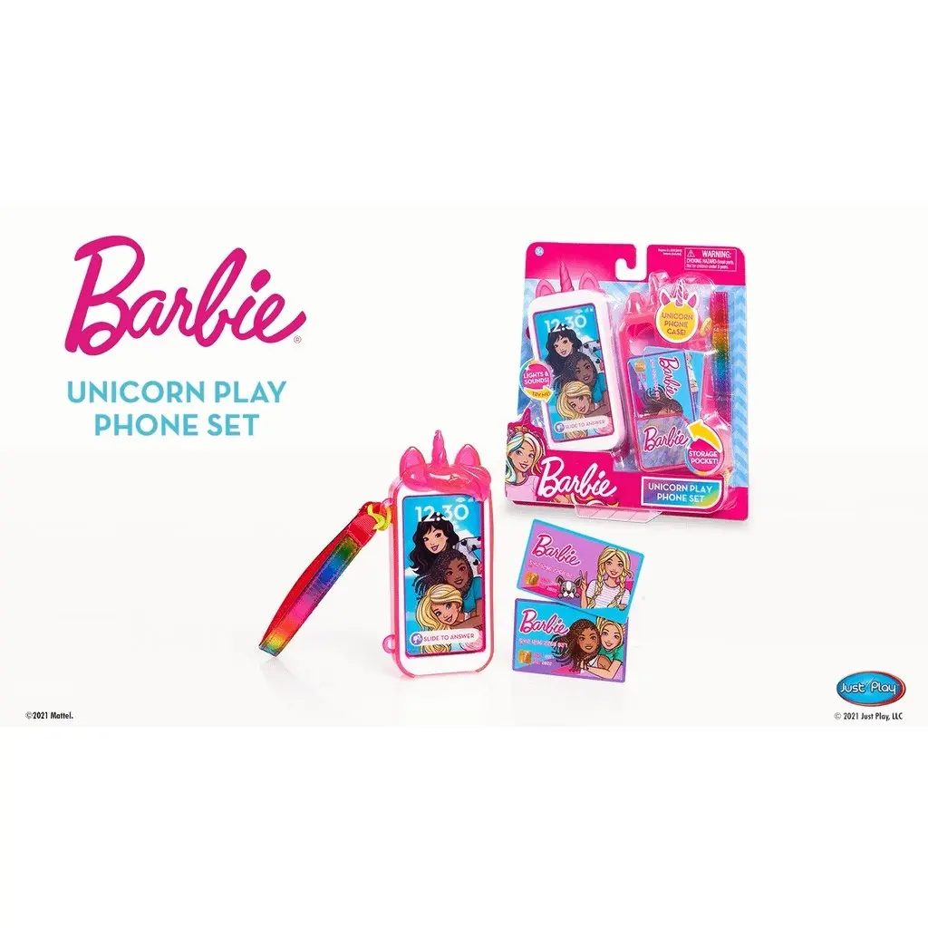 Barbie Unicorn Play Phone Set