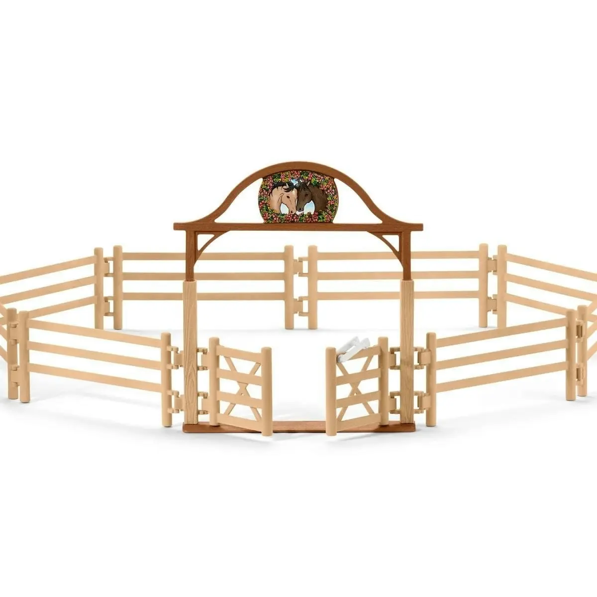 Schleich - Paddock With Entry Gate Animal Playset