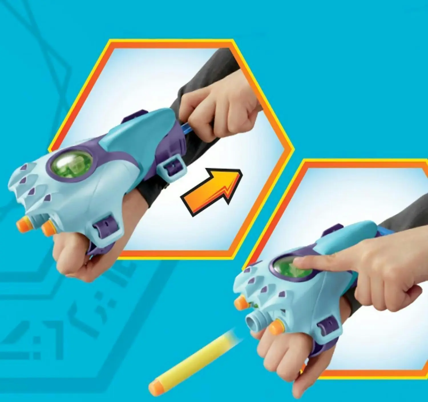 Nerf - Transformers Earthspark Cyber-sleeve Battle Blaster Toy Interactive Toys For 6+ - Hasbro