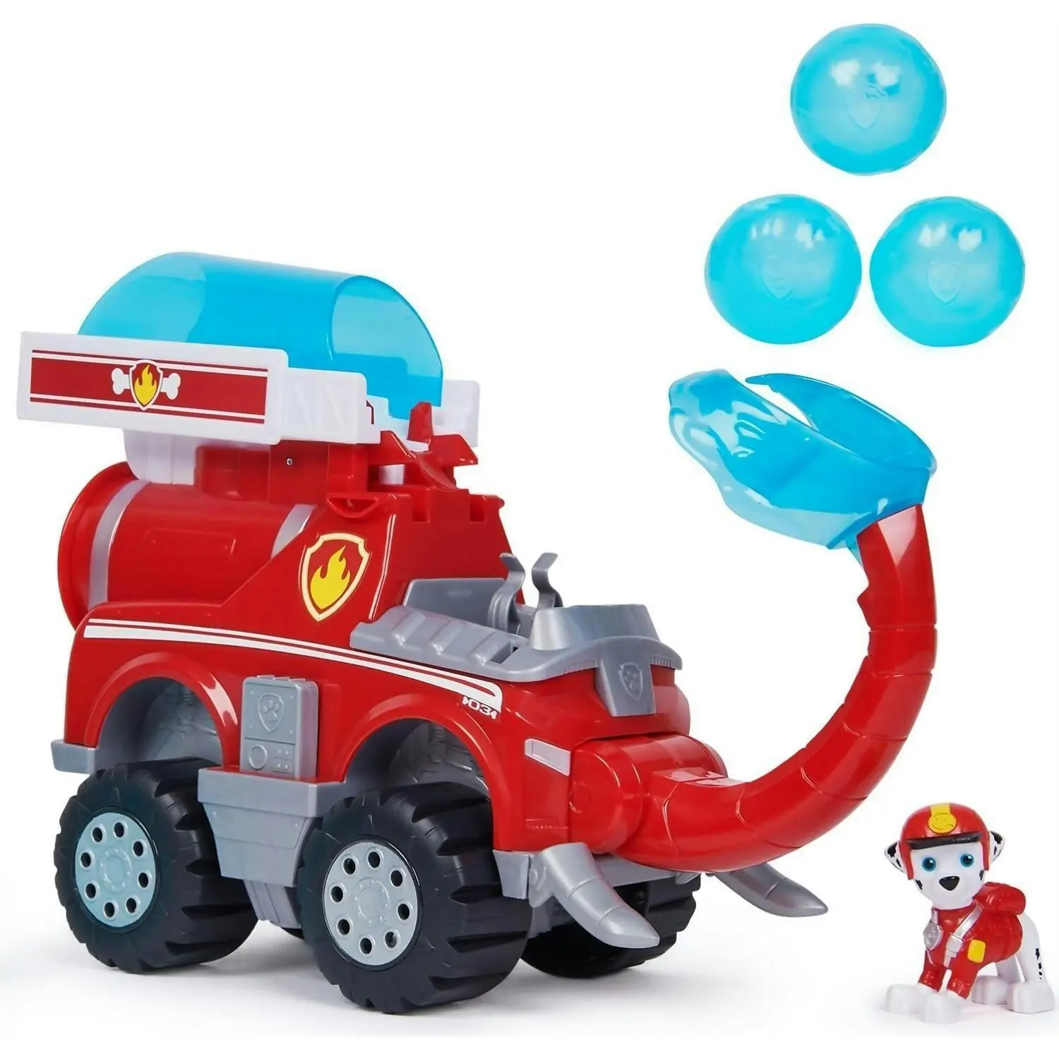 Paw Patrol - Jungle Pups Marshall Elephant Firetruck With Projectile Launcher - Spin Master