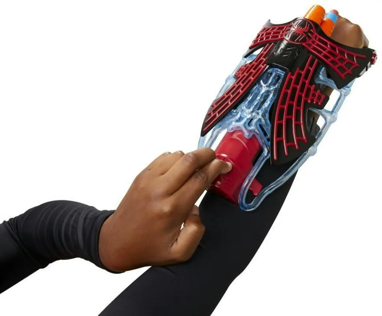 Marvel - Spider-man: Across The Spider-verse Miles Morales Tri-shot Blaster Nerf-powered Toy 3 Darts Kids Ages 5 And Up - Hasbro