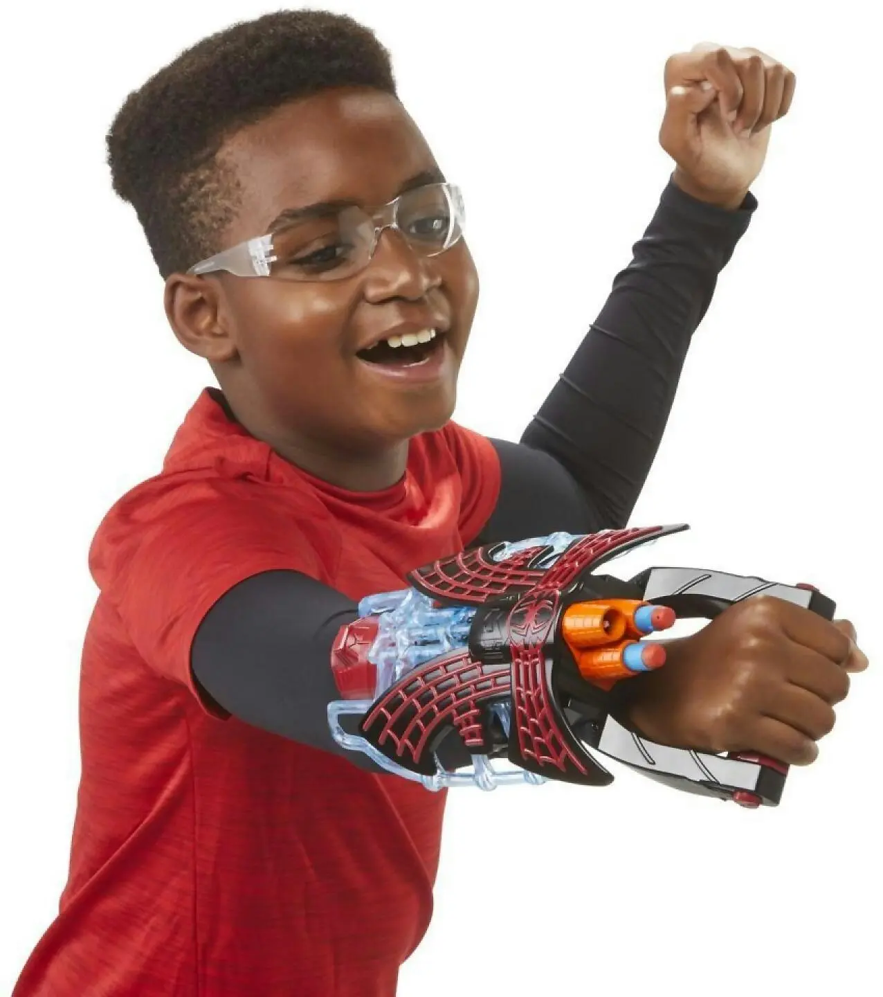 Marvel - Spider-man: Across The Spider-verse Miles Morales Tri-shot Blaster Nerf-powered Toy 3 Darts Kids Ages 5 And Up - Hasbro