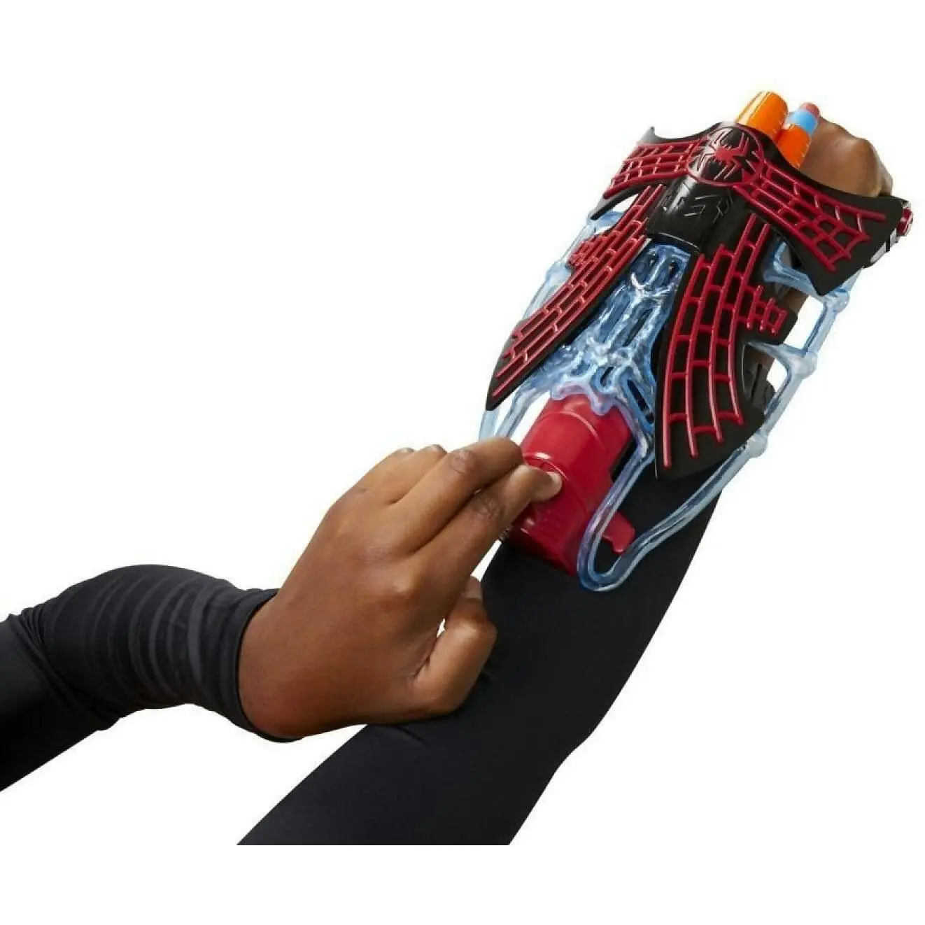 Marvel - Spider-man: Across The Spider-verse Miles Morales Tri-shot Blaster Nerf-powered Toy 3 Darts Kids Ages 5 And Up - Hasbro