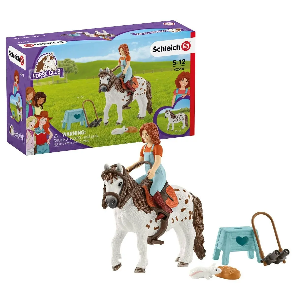 Schleich - Horse Club Mia & Spotty  Animal Playset