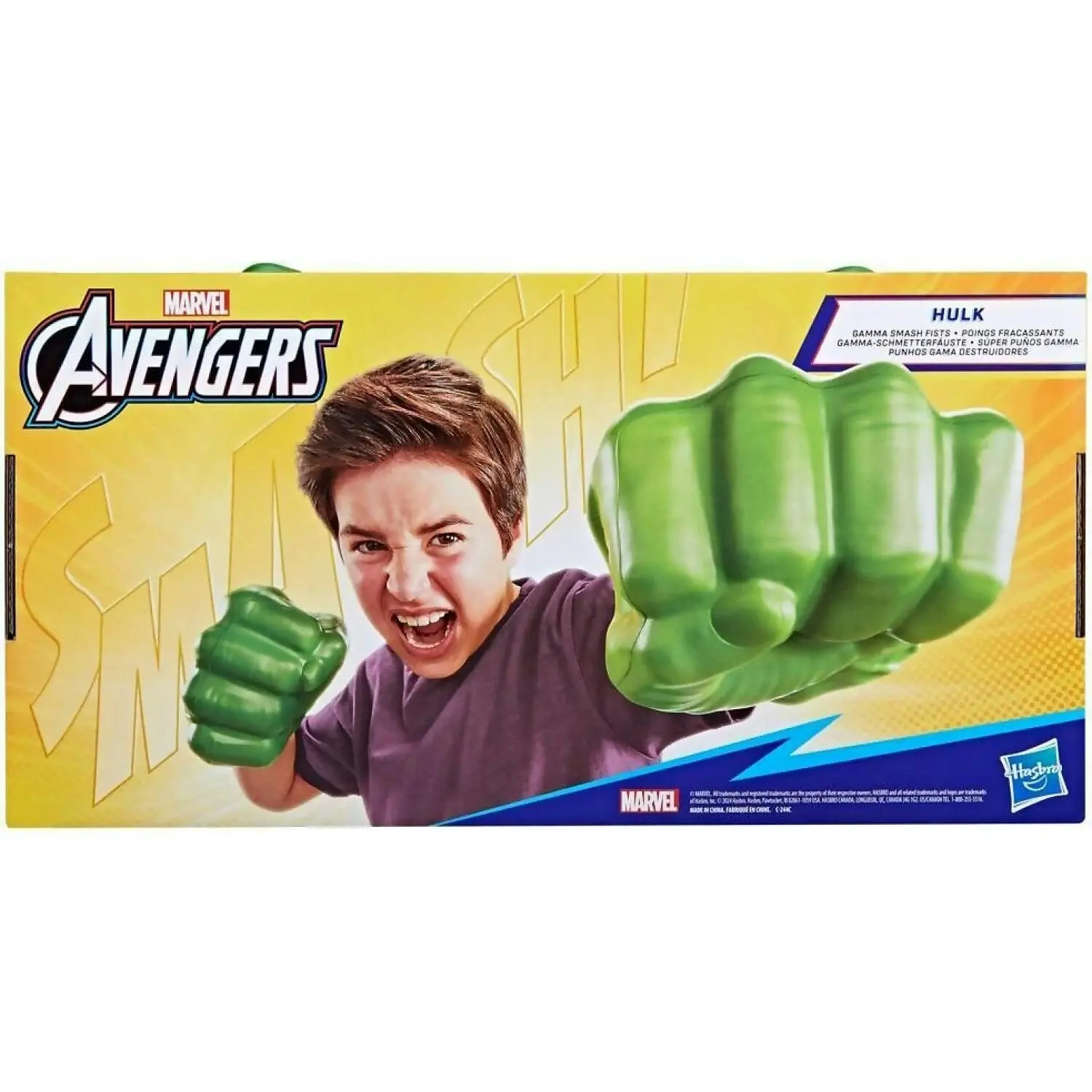 Marvel - Avengers Hulk Gamma Smash Fists Role Play Toy For Kids 5+ - Hasbro