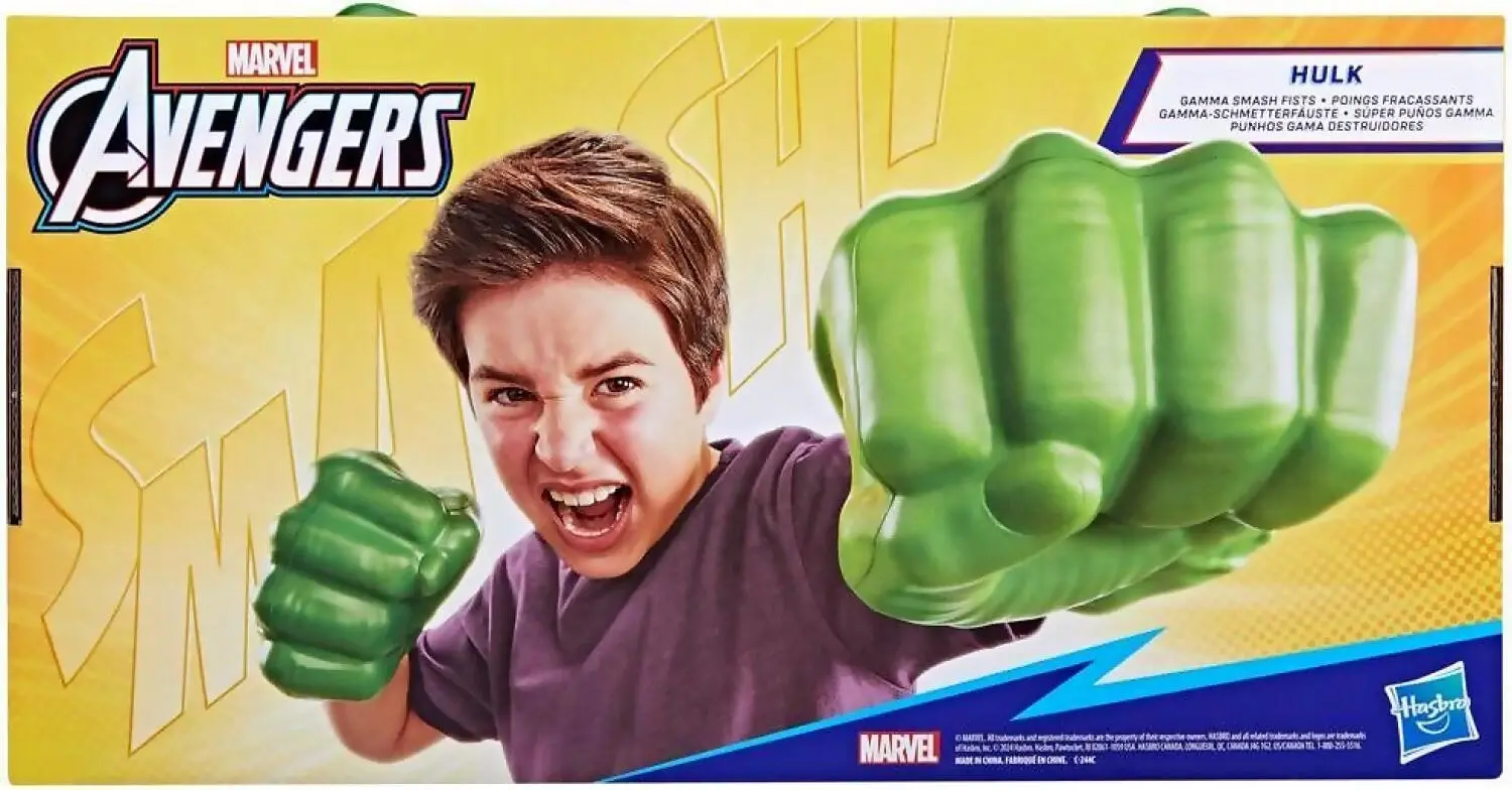 Marvel - Avengers Hulk Gamma Smash Fists Role Play Toy For Kids 5+ - Hasbro