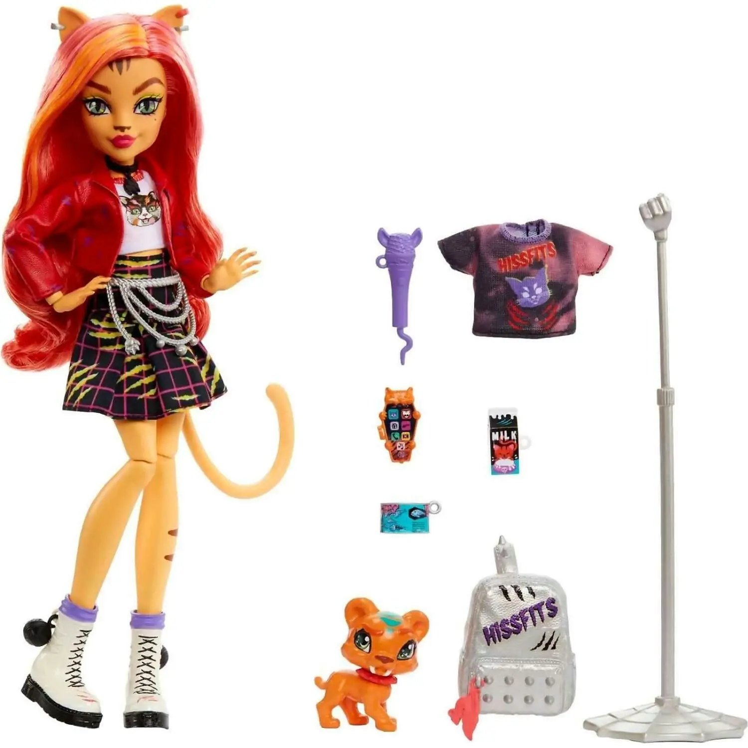 Monster High - Toralei Stripe Doll With Pet And Accessories - Mattel