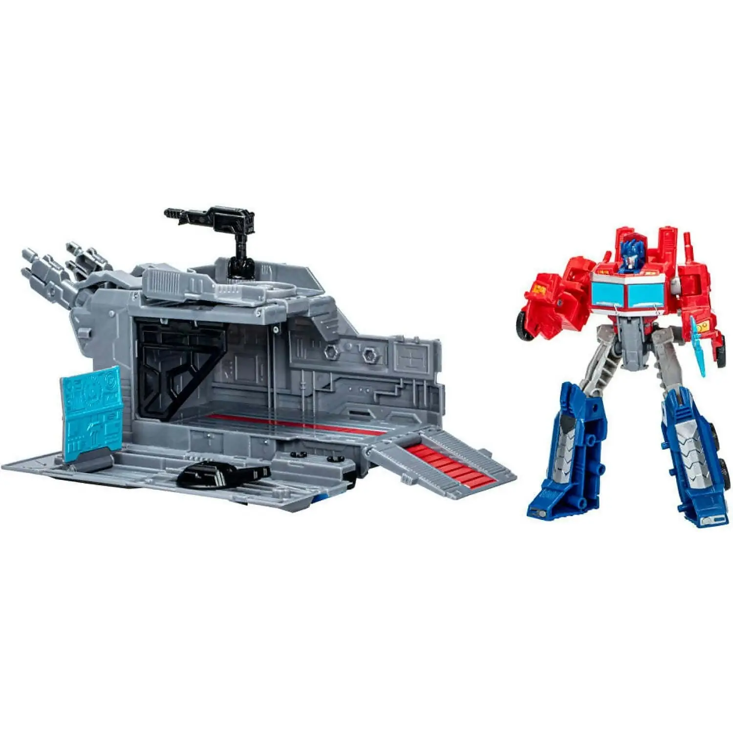 Transformers - Earthspark Optimus Prime Battle Base Trailer - Hasbro