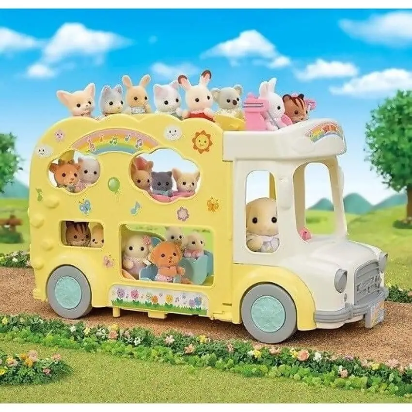 Sylvanian Families - Rainbow Fun Nursery Bus