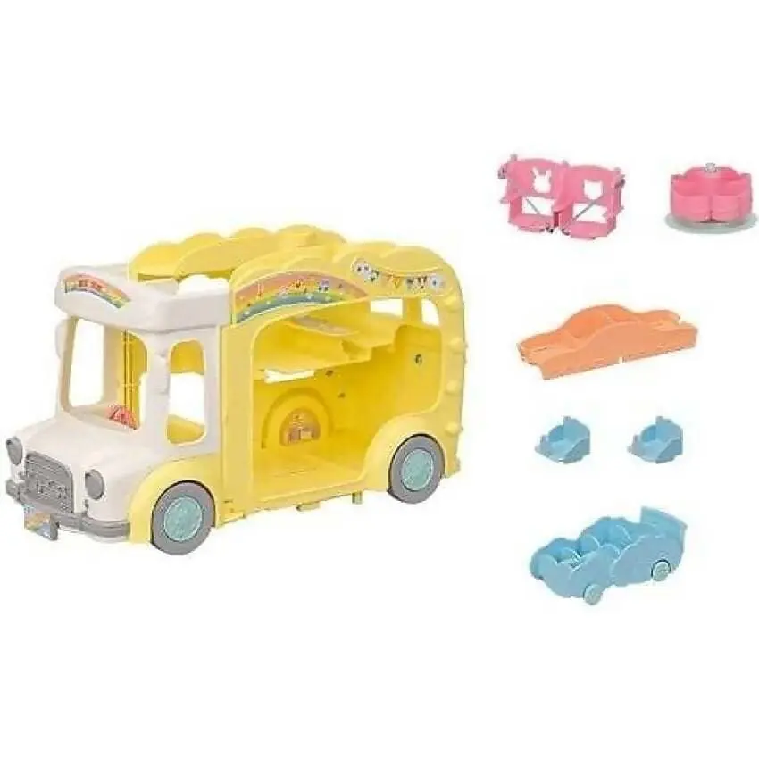 Sylvanian Families - Rainbow Fun Nursery Bus