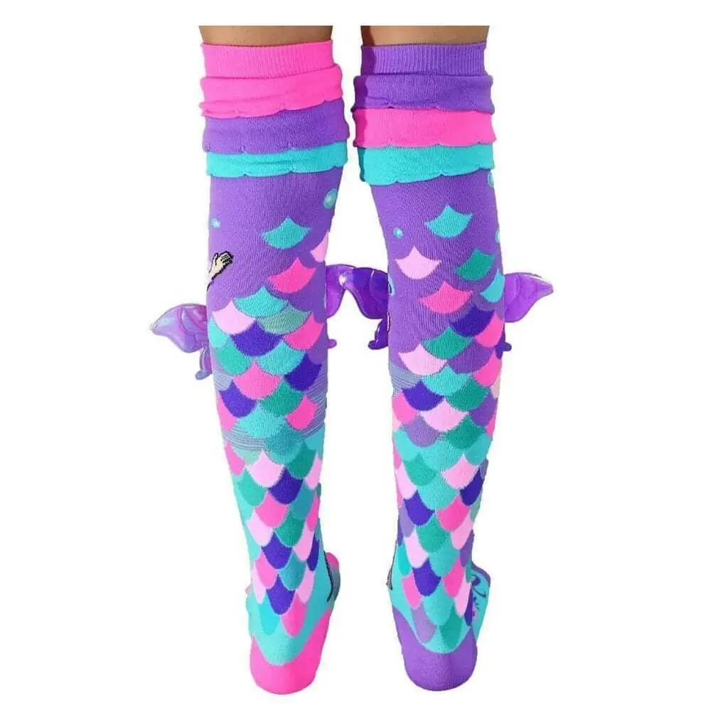 MADMIA - Mermaid Seaworld Socks Kids & Adults Age 6y+