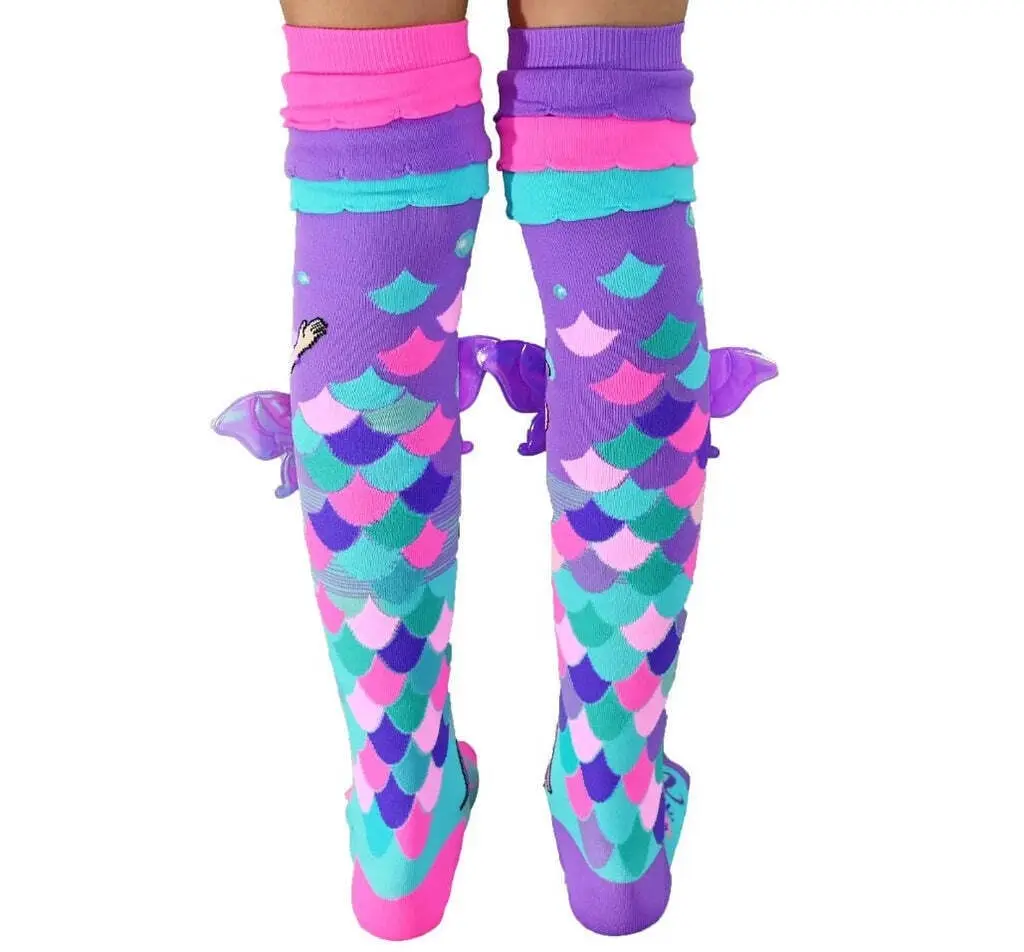 MADMIA - Mermaid Seaworld Socks Kids & Adults Age 6y+